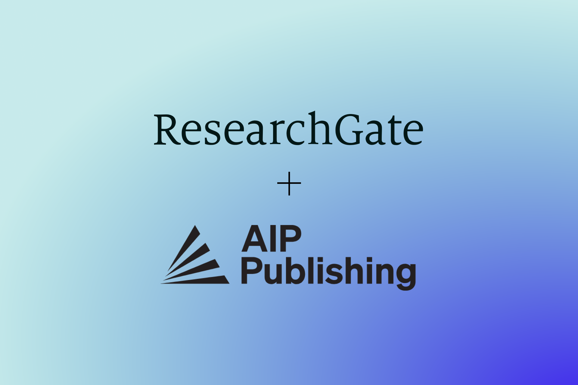 ResearchGate Newsroom AIP Publishing and ResearchGate announce new